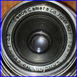 Canon Ultra-Wide Angle 28mm f/3.5 Aluminum Vintage Camera Lens Canon Lens Model
