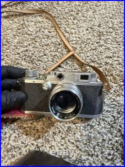 Canon Vintage Rangefinder Camera + 35mm Classic Lens with Brown Leather Case