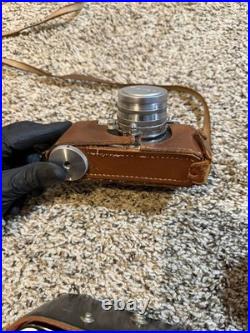 Canon Vintage Rangefinder Camera + 35mm Classic Lens with Brown Leather Case