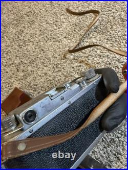 Canon Vintage Rangefinder Camera + 35mm Classic Lens with Brown Leather Case