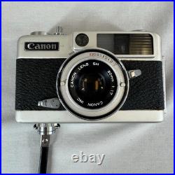 Canon demi EE17 Compact Film Camera Silver Black 30mm Lens Vintage Design