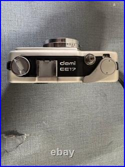 Canon demi EE17 Compact Film Camera Silver Black 30mm Lens Vintage Design Canon demi EE17 Compact Film Camera Silver Black 30mm Lens Vintage Design