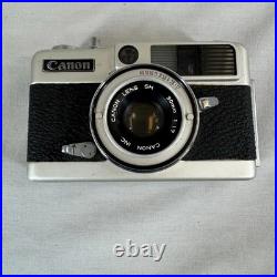 Canon demi EE17 Compact Film Camera Silver Black 30mm Lens Vintage Design