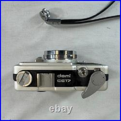 Canon demi EE17 Compact Film Camera Silver Black 30mm Lens Vintage Design