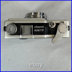 Canon demi EE17 Compact Film Camera Silver Black 30mm Lens Vintage Design