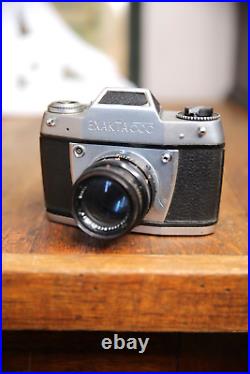Carl Zeiss Jena Biotar 5.8cm f/2 Lens on Exakta 500 Mount Film Camera Vintage