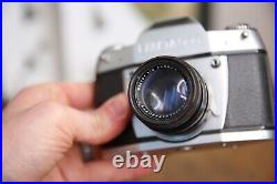 Carl Zeiss Jena Biotar 5.8cm f/2 Lens on Exakta 500 Mount Film Camera Vintage