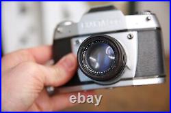 Carl Zeiss Jena Biotar 5.8cm f/2 Lens on Exakta 500 Mount Film Camera Vintage