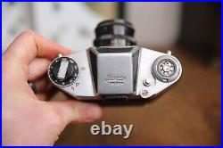 Carl Zeiss Jena Biotar 5.8cm f/2 Lens on Exakta 500 Mount Film Camera Vintage