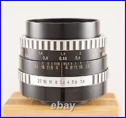 Carl Zeiss Jena Pancolar 50mm F1,8 Zebra M42 Lens Vintage Sharp Optic 1.8/50