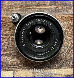 Carl Zeiss Jena Pancolar 50mm f/2 2/50 Exakta mount vintage camera lens 6682114