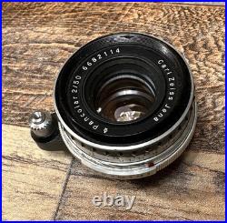Carl Zeiss Jena Pancolar 50mm f/2 2/50 Exakta mount vintage camera lens 6682114