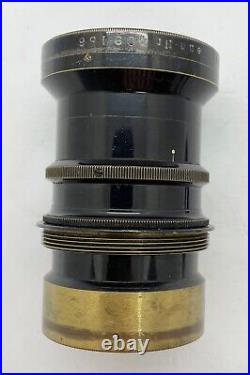Carl Zeiss Jena Tele-Tessar 16,3 f=25cm brass lens for vintage camera