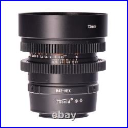 Carl Zeiss Jena Tessar 50mm F2.8 Cine Mod Vintage Prime Lens for Sony E-mount