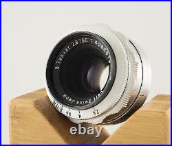 Carl Zeiss Jena Tessar 50mm F2,8 RED T Altix Vintage Lens 2.8/50 A7S A7R Exa