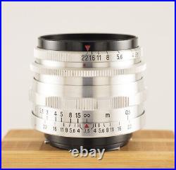 Carl Zeiss Jena Tessar 50mm F2,8 RED T Exakta Vintage Lens 2.8 / 50 A7S A7R II