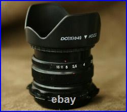 Cinema 4K Mir-1 37mm f/2.8 PL-Mount hood Vintage lens black for cameras Red