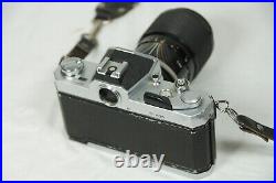 Clean Vintage Nikkormat FT3 SLR with Nikon zoom 4386mm 135 lens film Camera