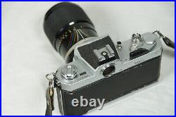 Clean Vintage Nikkormat FT3 SLR with Nikon zoom 4386mm 135 lens film Camera