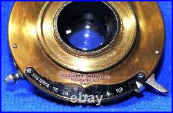 Conley Safty Shutter With Rare 8x10 Wide Angle Lens, Vintage 1890's