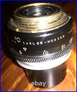 Cooke Kinic Taylor-Hobson 1 Inch f/1.5 Vintage Camera Lens #263473 England