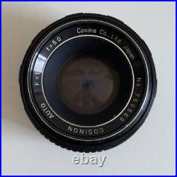 Cosina Cosinon Auto 50mm f/1.8 Vintage Lens M42 Mount + Sony E Adapter Japan
