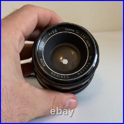 Cosina Cosinon Auto 50mm f/1.8 Vintage Lens M42 Mount + Sony E Adapter Japan