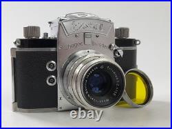 EXA Jhagee Dresden, Lens TESTED! TRIOPLAN Meyer Optik Görlitz 2.9/50mm RED V