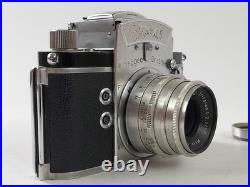 EXA Jhagee Dresden, Lens TESTED! TRIOPLAN Meyer Optik Görlitz 2.9/50mm RED V