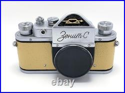 Early 1950s Vintage Zenit-C 35mm SLR Camera M39 Serviced & Tested s/n5813338