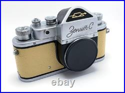 Early 1950s Vintage Zenit-C 35mm SLR Camera M39 Serviced & Tested s/n5813338