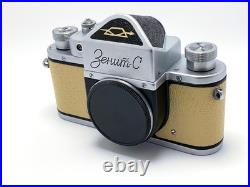 Early 1950s Vintage Zenit-C 35mm SLR Camera M39 Serviced & Tested s/n5813338
