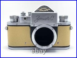 Early 1950s Vintage Zenit-C 35mm SLR Camera M39 Serviced & Tested s/n5813338