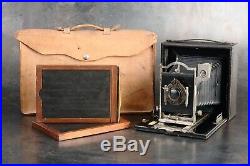 Eastman Kodak Premo No. 9 5x7 Folding Camera with B&L 8½ f8 Lens + Original Case
