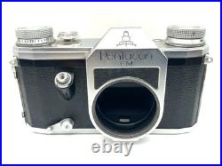 EasyBuy FM 35mm Analog SLR Camera Kit with Pentacon 200mm f/4 Lens Silber Gut