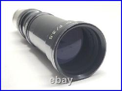 Elitar Soligor 6 Inch f/3.5 Vintage C Mount Camera Lens No Y1154 Clean