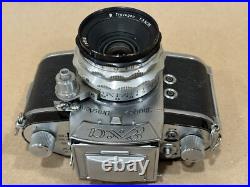 Exakta Exa Vintage Camera with 35mm f/3.5 a schacht Travenar R ULM Lens withbox