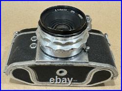 Exakta Exa Vintage Camera with 35mm f/3.5 a schacht Travenar R ULM Lens withbox Exakta Exa Vintage Camera with 35mm f/3.5 a schacht Travenar R ULM Lens withbox