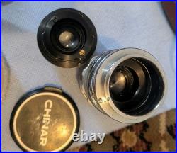 Exakta VX Ihagee Dresden 35mm Camera Withmultiple lenses Untested