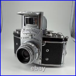 Exakta VX Ihagee Dresden 35mm Camera with Carl Zeiss Tessar F3.5 50mm READ