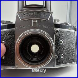 Exakta VX Ihagee Dresden 35mm Camera with Carl Zeiss Tessar F3.5 50mm READ