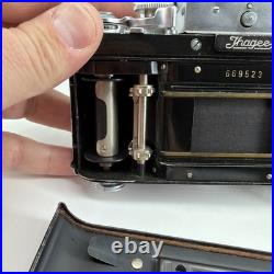 Exakta VX Ihagee Dresden 35mm Camera with Carl Zeiss Tessar F3.5 50mm READ