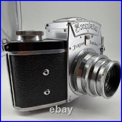Exakta VX Ihagee Dresden 35mm Camera with Carl Zeiss Tessar F3.5 50mm READ