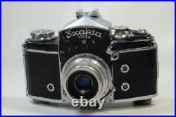 Exakta VXIIA with 50mm f3.5 Tessar T Lens