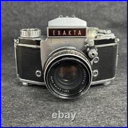 Exakta Varex IIb Vintage SLR Camera Carl Zeiss Jena Biotar Lens With extras