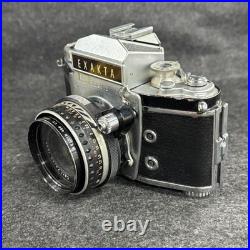 Exakta Varex IIb Vintage SLR Camera Carl Zeiss Jena Biotar Lens With extras
