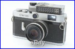 Excellent Canon P 35mm Rangefinder Film Camera w / 50mm f/2.8 Lens kit #779