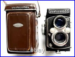 Excellent Vintage Yashica 635 Twin Lens Copal MXV Reflex Film Camera & Case Excellent Vintage Yashica 635 Twin Lens Copal MXV Reflex Film Camera & Case