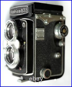 Excellent Vintage Yashica 635 Twin Lens Copal MXV Reflex Film Camera & Case Excellent Vintage Yashica 635 Twin Lens Copal MXV Reflex Film Camera & Case