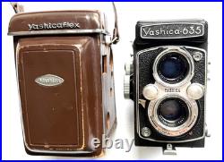 Excellent Vintage Yashica 635 Twin Lens Copal MXV Reflex Film Camera & Case Excellent Vintage Yashica 635 Twin Lens Copal MXV Reflex Film Camera & Case